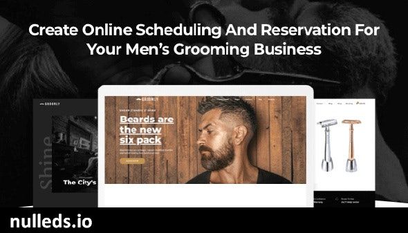 Groomly - Men’s Grooming WordPress Theme