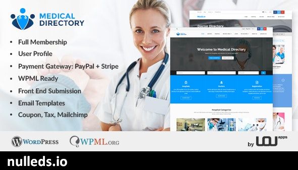 Medical Directory - Hospitals & Doctors Listing Theme