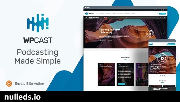 Wpcast - Audio Podcast WordPress Theme