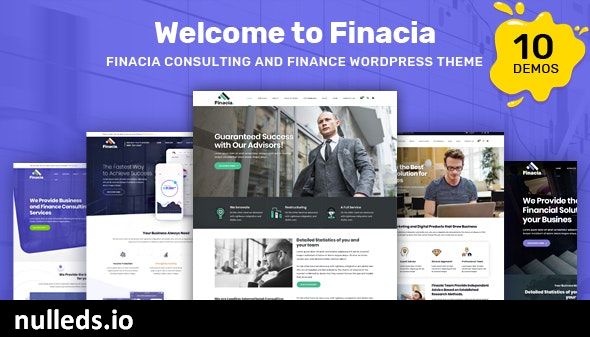 Finacia - Finance & Business WordPress Theme