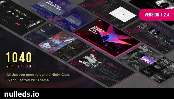 1040 Night Club - DJ, Music Festival WordPress Theme