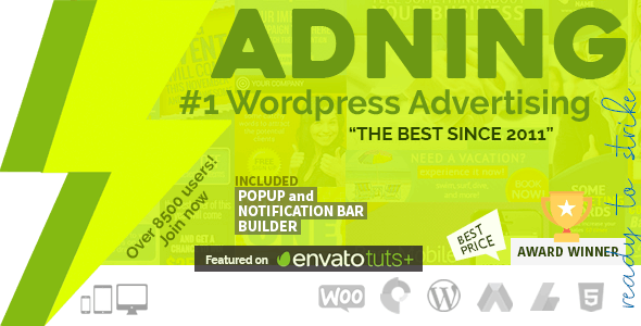 Adning Advertising - Professional, All In One Ad Manager for Wordpress