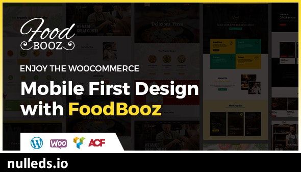 FoodBooz Minimal WordPress Restaurant & Cafe Theme