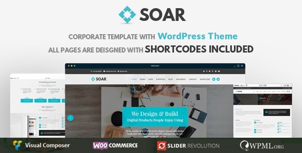 Soar - Responsive Multi-Purpose WordPress Theme