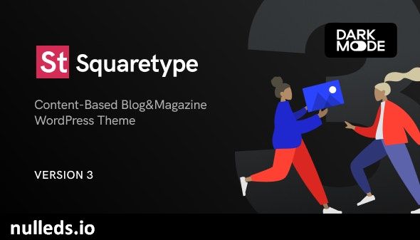 Squaretype - Modern Blog WordPress Theme