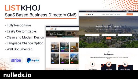 Listkhoj - SaaS Based Business Directory CMS