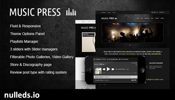 MusicPress - A Timeless Audio Theme