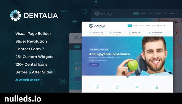 Dentalia - Dentist & Medical WordPress Theme