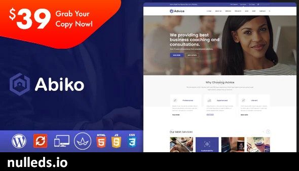 Abiko - Business Consulting WordPress Theme