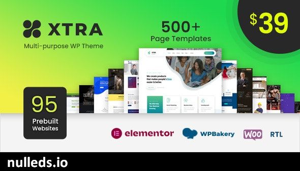 Xtra (v4.6.0) Multipurpose WordPress Theme + RTL