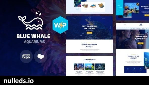 Aqualots | Aquarium Installation and Maintanance Services WordPress Theme