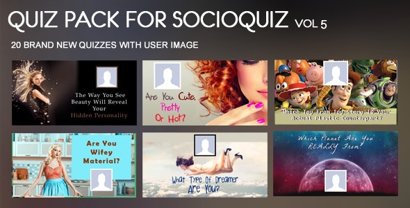 20 Quiz Pack for SocioQuiz Vol 5