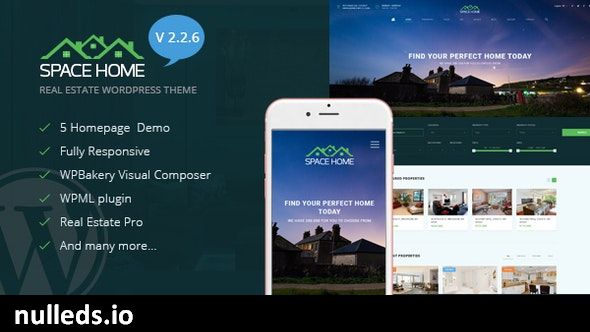 Space Home - Real Estate WordPress Theme