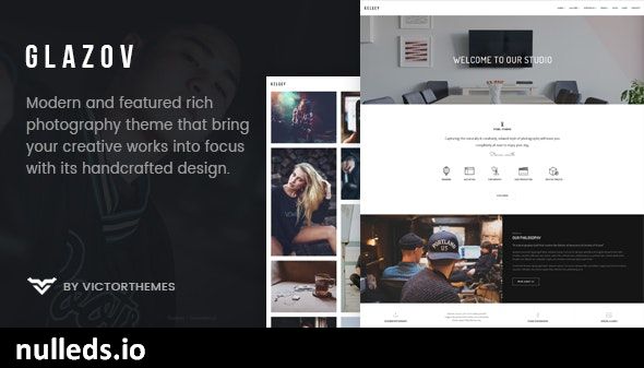 Glazov - Photography WordPress Theme