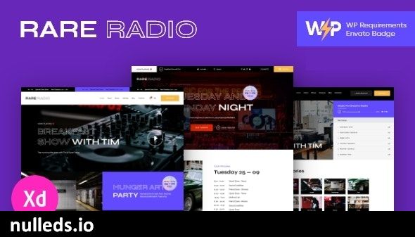 Rare Radio | Online Music Radio Station & Podcast WordPress Theme