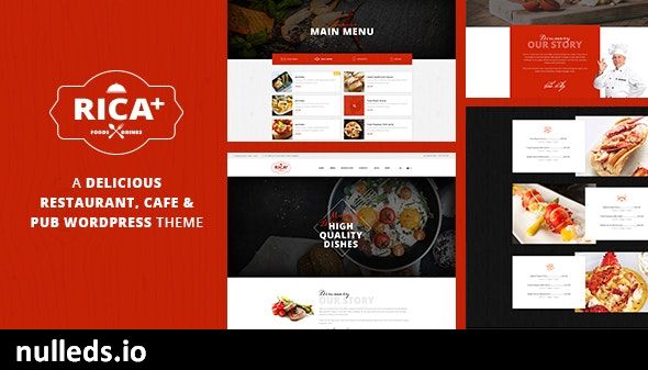 Rica - Restaurant & Pub WP Theme