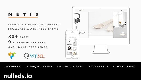 Metis - Portfolio / Agency WordPress Theme