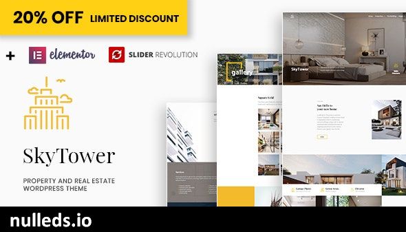 SkyTower - Real Estate and Construction WordPress Theme