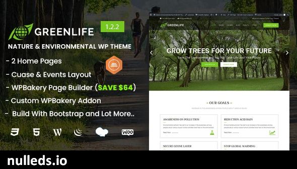 Greenlife - Nature & Environmental WP Theme