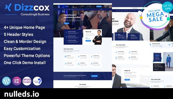 Dizzcox - Consulting Business WordPress Theme