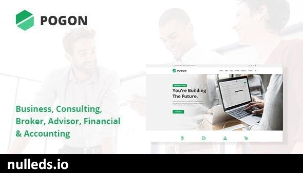 Pogon - Business and Finance Corporate WordPress Theme