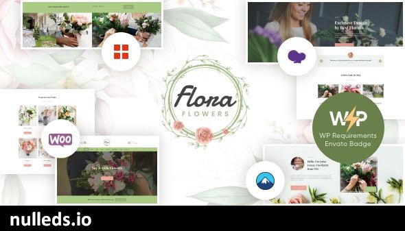 Flowers Boutique and Florist WordPress Theme