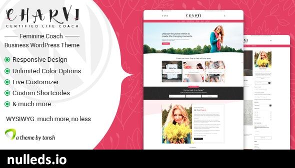 Charvi Coach & Consulting - Feminine Business WordPress Theme