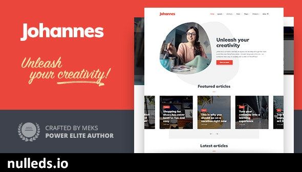 Johannes - Personal Blog Theme for Authors and Publishers