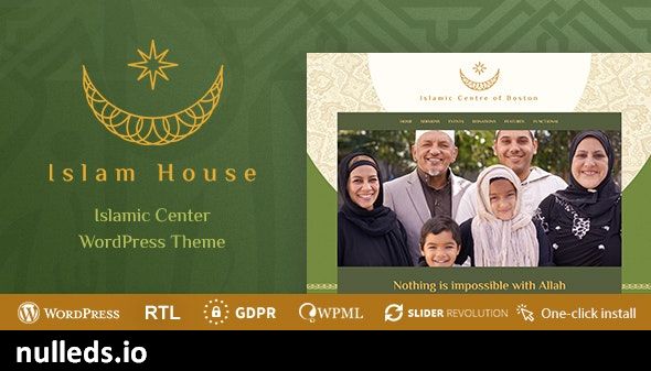 Islam House - Mosque and Religion WordPress Theme