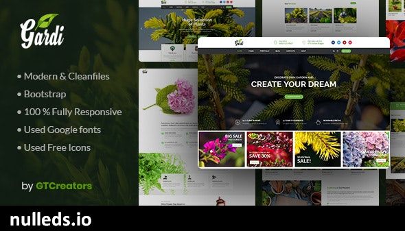 Gardening and Landscaping WordPress Theme - Gardi