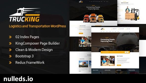 v1.26 Trucking - Logistics and Transportation WordPress Theme