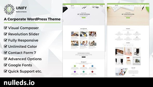 Unify- Corporate WordPress Theme