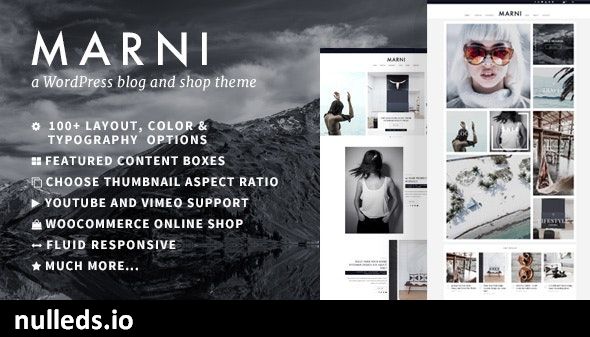 Marni – a WordPress Blog & Shop Theme