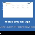 Midrub Ebay RSS - Create RSS Feeds with Ebay's Products