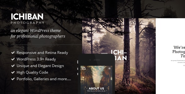 Ichiban - A Theme for Photographers