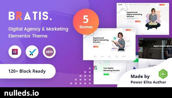 Bratis - Digital Marketing WordPress Theme + RTL