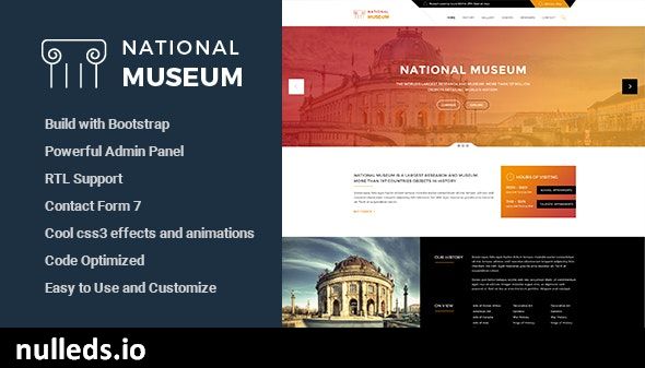 Museum - Responsive WordPress Theme