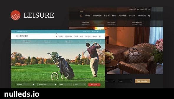 Hotel Leisure WordPress Theme