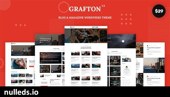 Grafton - Blog & Magazine WordPress Theme