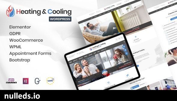 HeaCool - Heating & Air Conditioning WordPress Theme