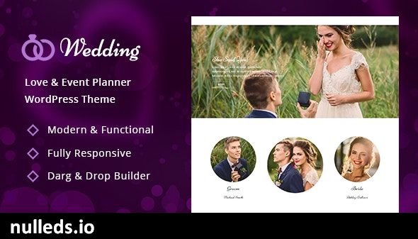 Wedding - Engagement & Marriage Planner WordPress Theme