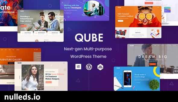 Qube - Responsive Multi-Purpose Theme