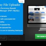 Easy File Uploader - PHP Multiple Uploader with File Manager