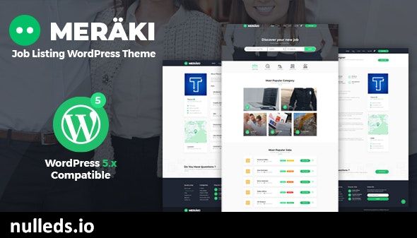 Meraki - Job Board WordPress Theme