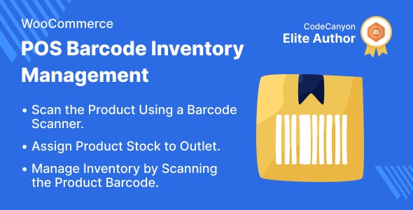 Point of Sale Barcode Inventory Plugin for WooCommerce