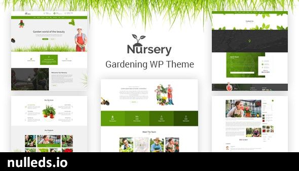 Nursery - Gardening and Landscaping WordPress Theme