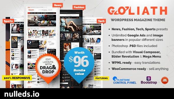 Goliath - Ads Optimized News & Reviews Magazine