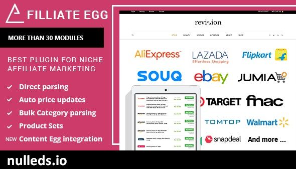 Affiliate Egg - Niche Affiliate Marketing Wordpress Plugin