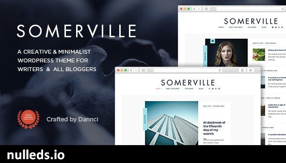 Somerville - Minimalist & Typography-First Theme for Writers