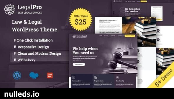 Legal Pro - Law/Legal Business WordPress Theme